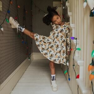 Rags NWT nightmare before Christmas ruffle dress